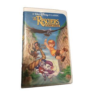 The Rescuers Down Under (VHS, 1991) Clamshell
